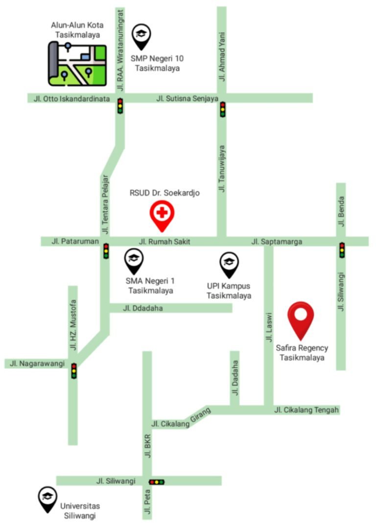 perumahan tasikmalaya Maps